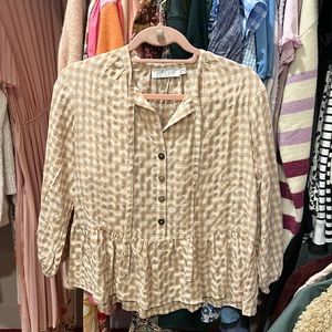 Petal and pup peplum shirt